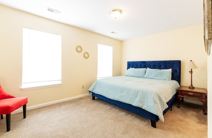 Large master bedroom.