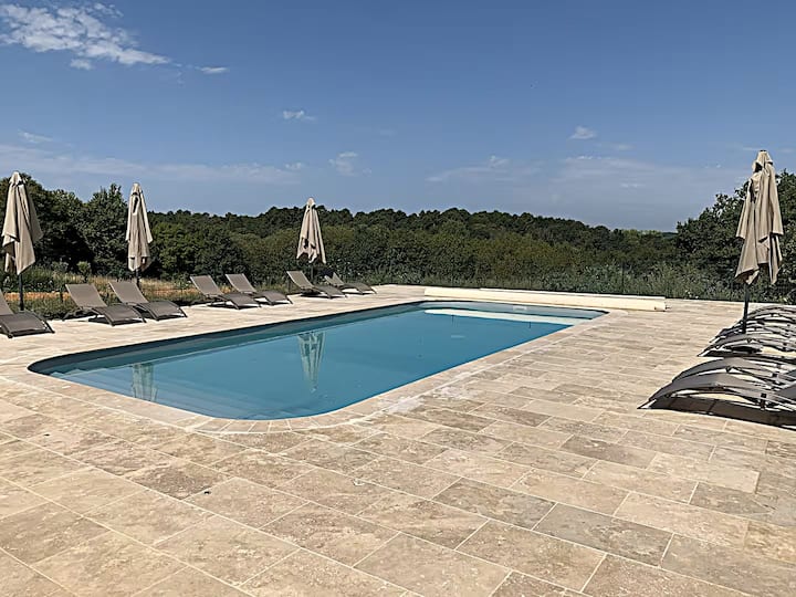Cottage Lascaux Piscine Tennis - Château Monciaux - Dordogne