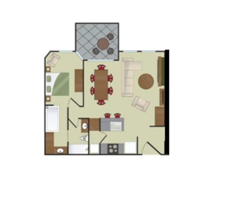 Hilton Grand Vacations 1 Bedroom With Full Kitchen - Whistler