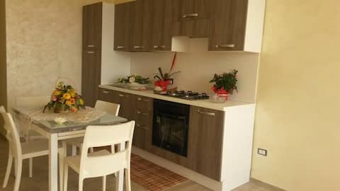 Popular Airbnb listing: Elegant Three-Room Apartment with Swimming Pool 3 min from the SEA in Ricadi