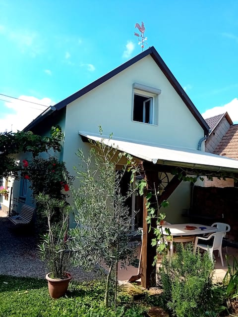 House in the heart of the village