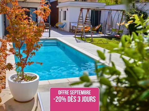 Ideal for families * 10 min from Avignon * Air conditioning * Parking