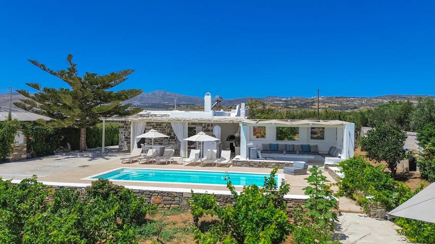 VILLA ARIAKAS with pool and barbecue on the sea