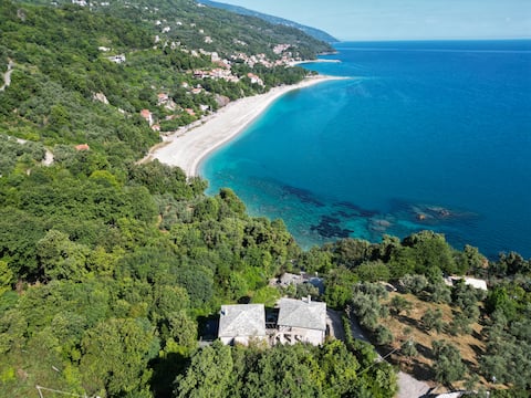 Pelionbnb.1 VILLA AZALEA | "private" beach @Pilio