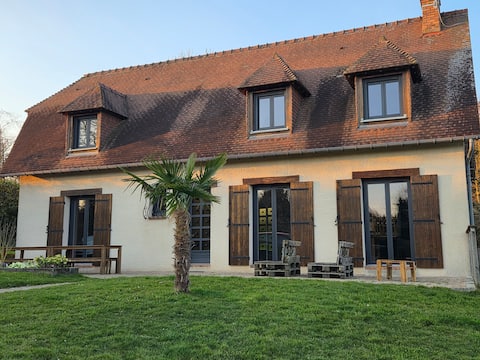 La Cour Cavelière, Honfleur Gîte 10-14 people