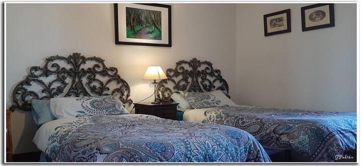 Chambre avec deux lits simples