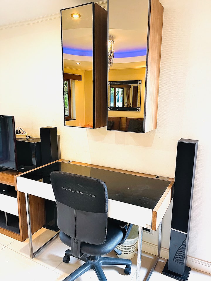 Workspace evidence from Deluxe apartment w/t balcony in delightful resort