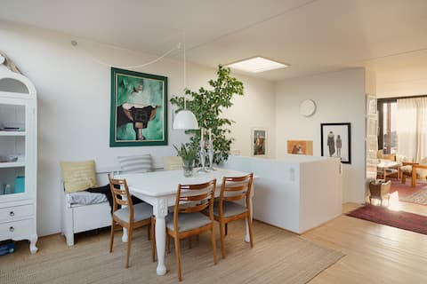 Quiet place close to forest, lake and Copenhagen.