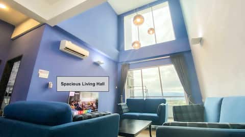 Lavender Penthouse-Majestic-3Storey-20pax/4Rm/4Bth