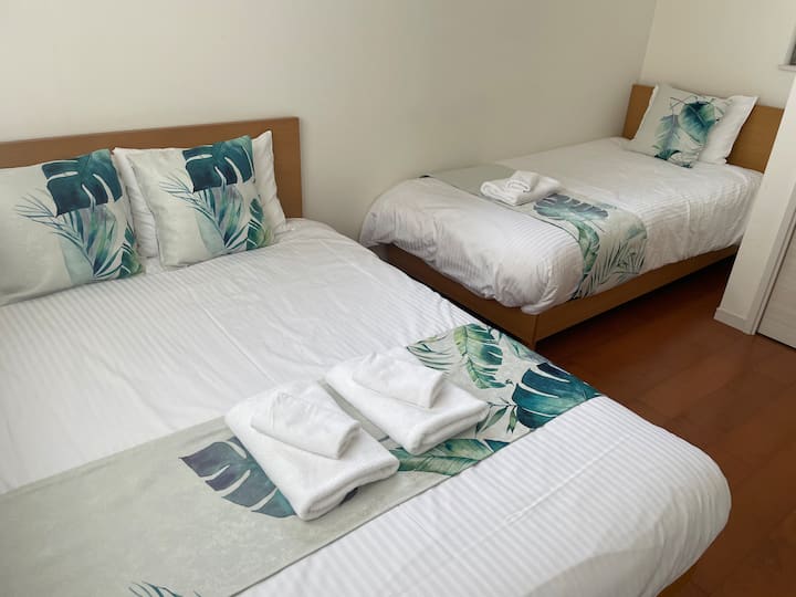 غرفة نوم في الطابق الثالث ④
1 سرير بحجم كوين　
