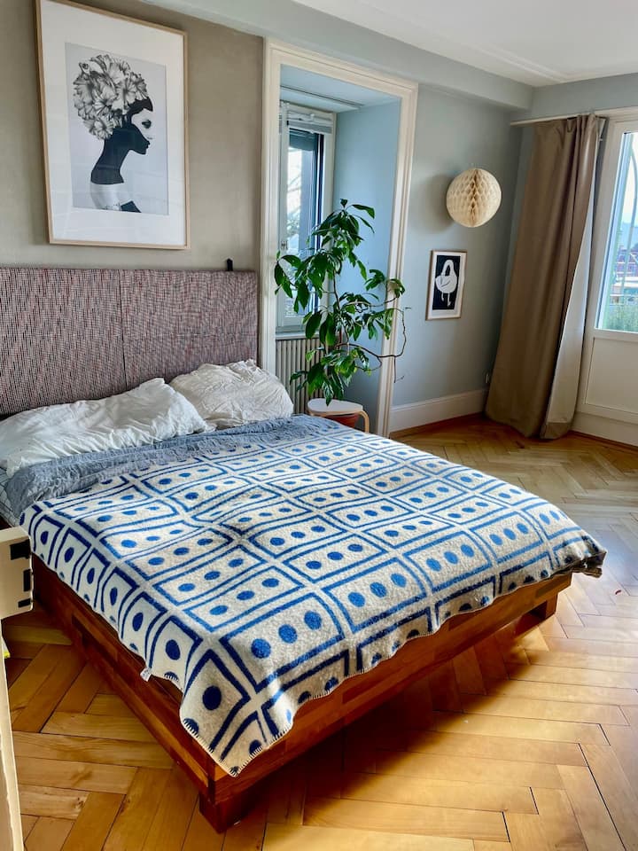 Segundo dormitorio con cama tamaño queen (160 cm)