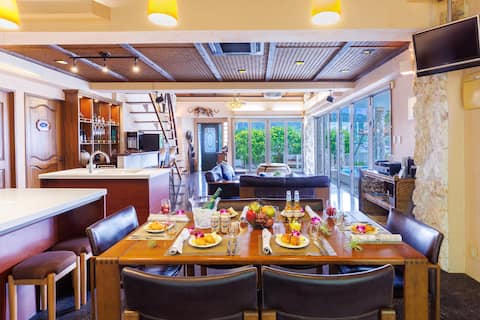 Private villa with pool