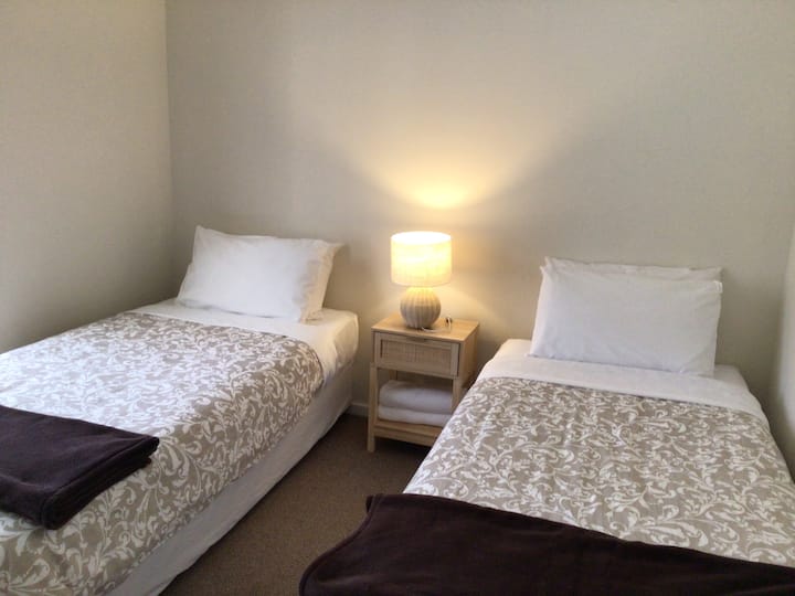 Bedroom 5 has twin king beds - suitable for adults and children - there is also a TV, DVD player and DVD's in this room which we find the younger guests really enjoy    