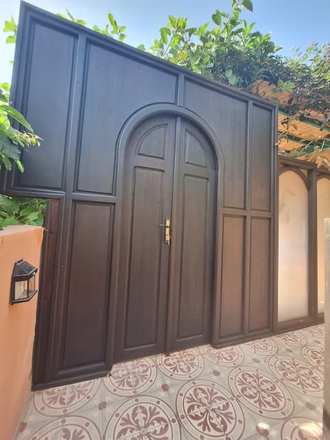 Top performing Airbnb: RIAD-STYLE APARTMENT, PRIVATE TERRACE, 10 MIN WALK TO BEACH in Aourir
