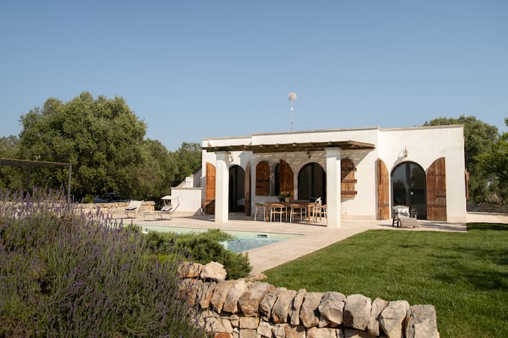 Cisternino villa in olive groove