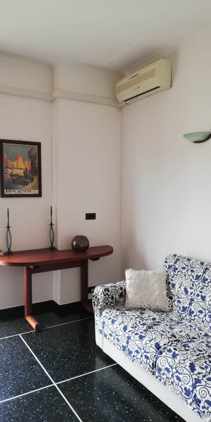 Riviera Apartment - Sea & Park View (Ac & Parking) - Bogliasco