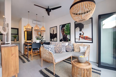 Seminyak cute private pool loft townhouse villa M2