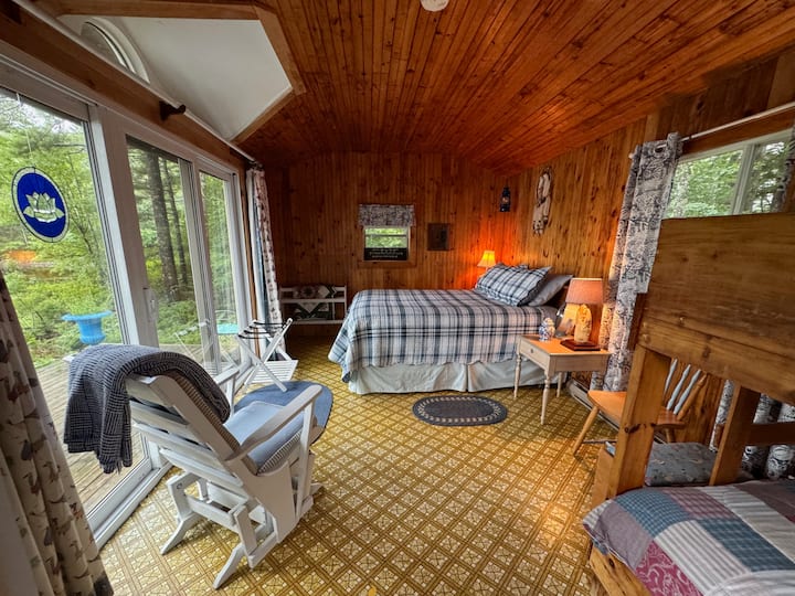 vintage køjeseng queensize-dobbeltseng 2 køjer