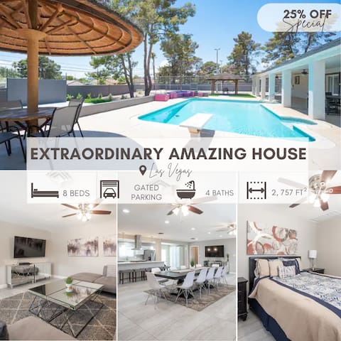 25% Off Special- Extraordinary Amazing House
