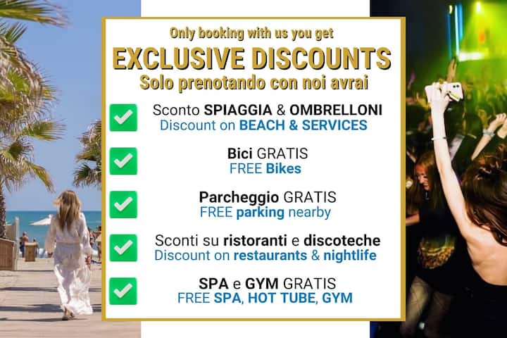 Perla Verde, Great Location! Ac & Private Yard - Cattolica