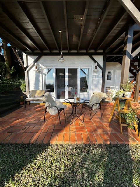 Charming retreat with a view straight out of a movie.