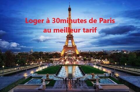 Charming  home 28min from Paris