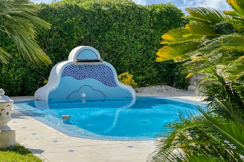 Villa with garden and swimming pool a stone's throw from the sea