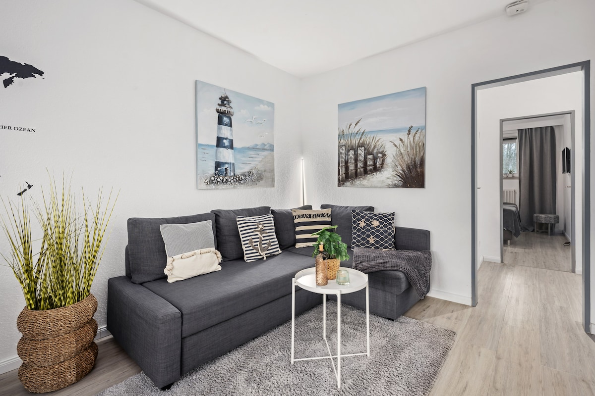 Top performing Airbnb: GreyPearl with Terrace near Perlebucht | Parking in Büsum