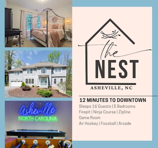 THE NEST | 10 Beds Including 2 Kings | Game Room