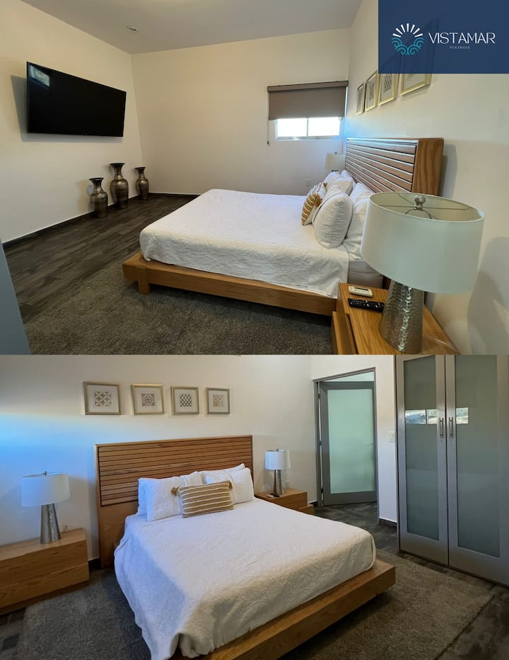 Letto king size 
Splendida vista