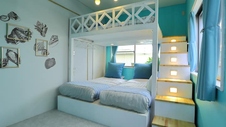 江ノ島ゲストハウス134【ANNEX】全館女性専用（洋室・個室）ロフト