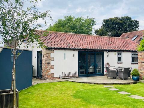 Barn conversion with walled garden near York