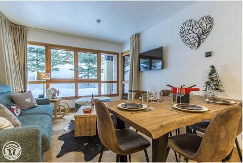 Flaine, 5* star residence,  ski in ski out