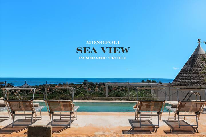 Authentic Trulli with Private Pool and Sea View