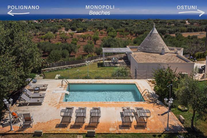 Authentic Trulli with Private Pool and Sea View gallery image 2