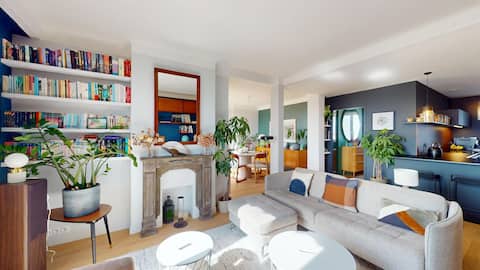 Top Airbnb: 84 m² - Terraces - View of the rooftops of Lyon à Lyon