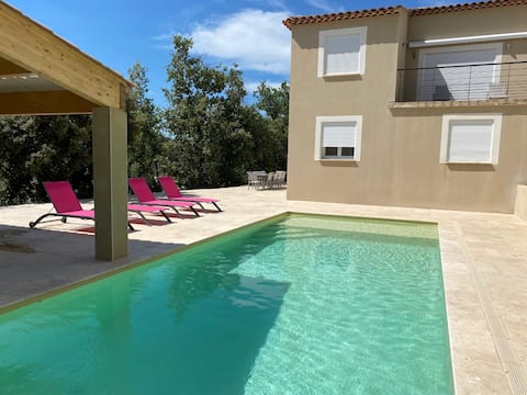 House with a pool