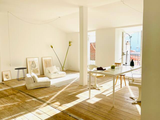 apartment & terrasse with riverview!