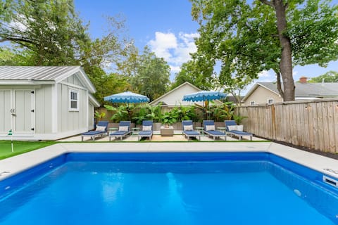 Park Circle Paradise - Pool, Putts & 3 King Suites