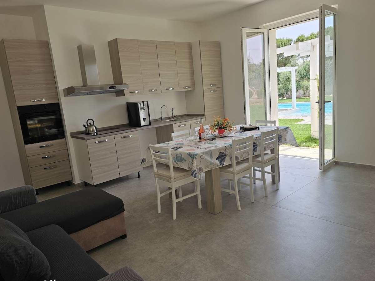 Successful Airbnb property: Villa Serena swimming pool among olive trees, 6 km from the beach in Carovigno