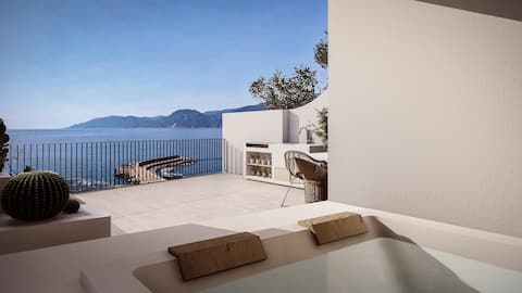 Leading house breathtaking view of Gonone