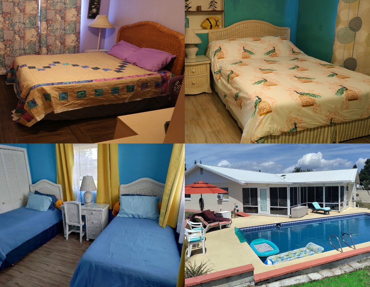 🚀🚀スペースコースト・フロリダ スーパーホスト ~ 3寝室