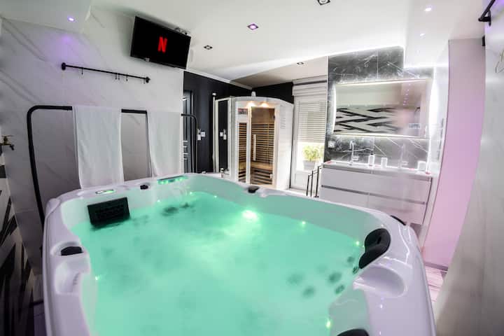 Palace Suite - Gite & Private Spa Glam88 - Vosges