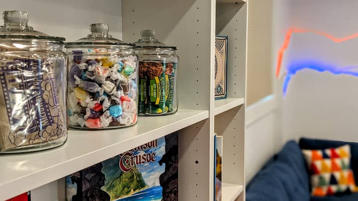 Vivutio vya chumba cha michezo!