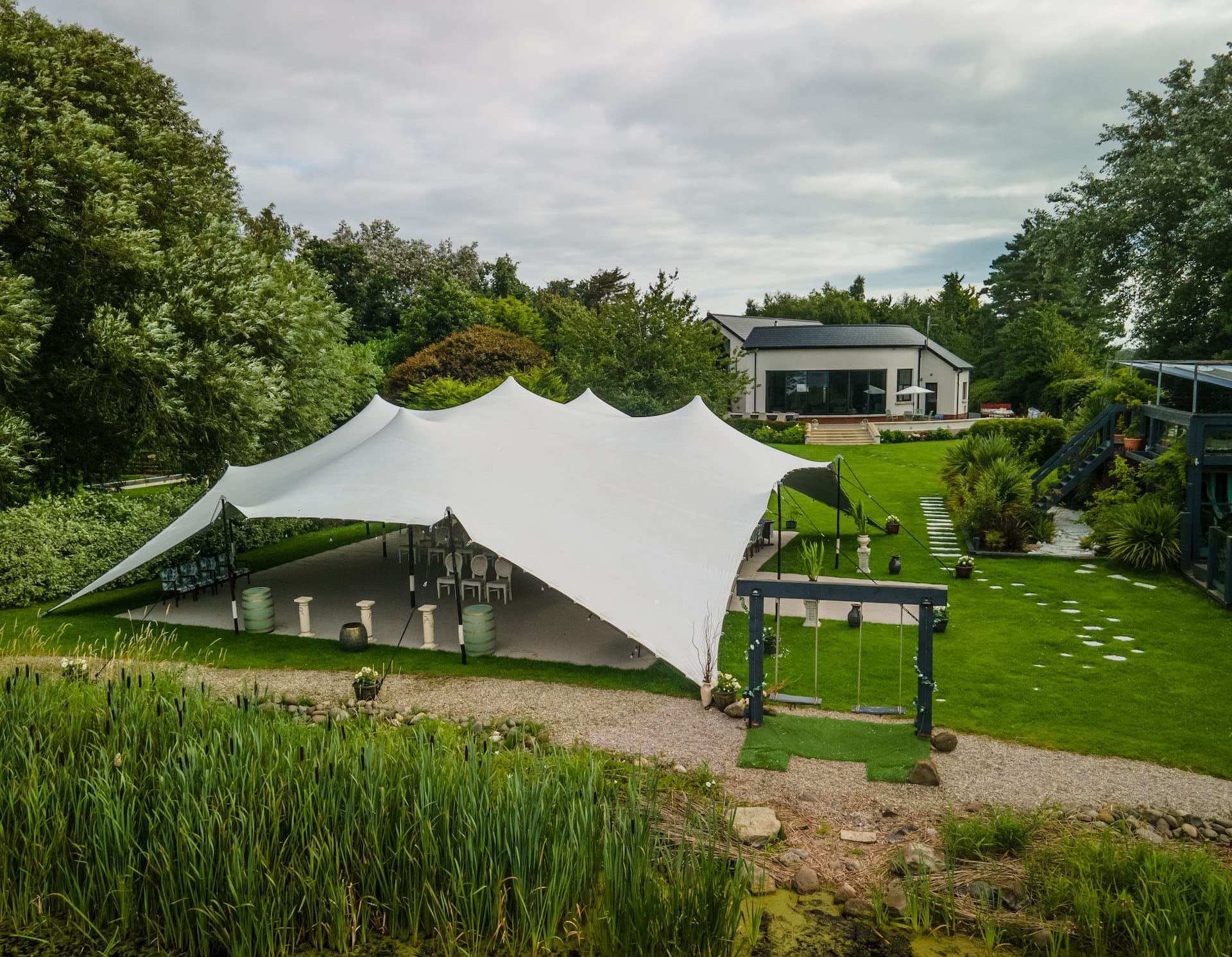 The grounds of Selshan Lodge