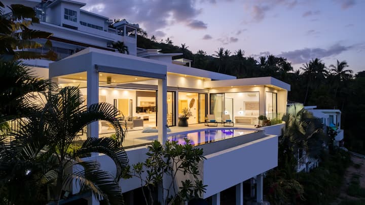 Paradise Sea View Villa - Infinity Pool - Hamam - Ko Samui