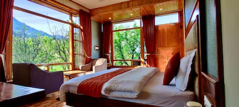 The Corner House with Exotic View