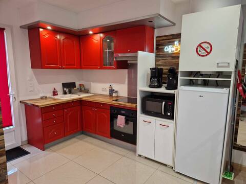 (#03) Ground floor studio with garden for 1 to 3 people