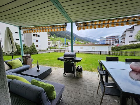 3 bedrooms next to the Jakobshornbahn with private garden