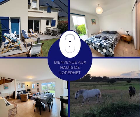 Popular Airbnb listing: House/8 people/2 bathrooms/Garden/Bicycles/Close to Beach in Erdeven